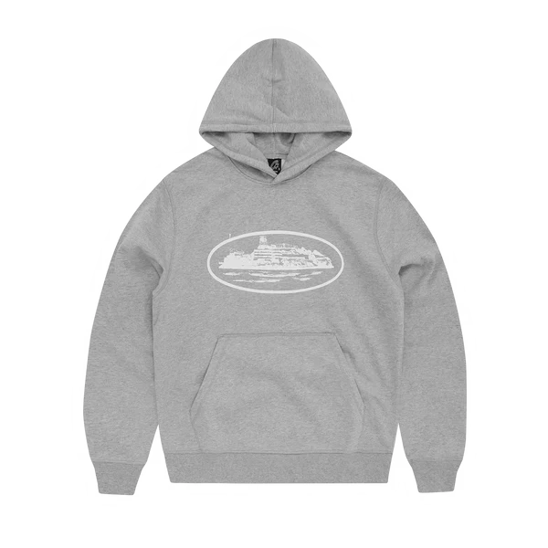 Corteiz Alcatraz Hoodie 'Heather Grey' 2024