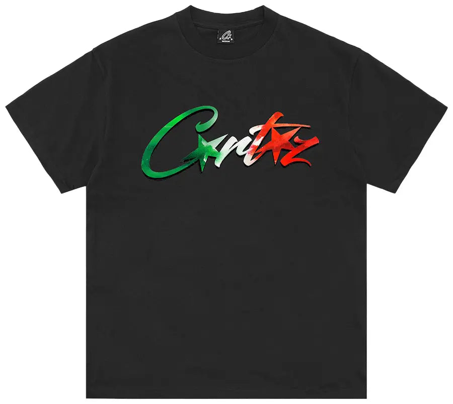 Corteiz Allstarz Italia Tee 'Black'