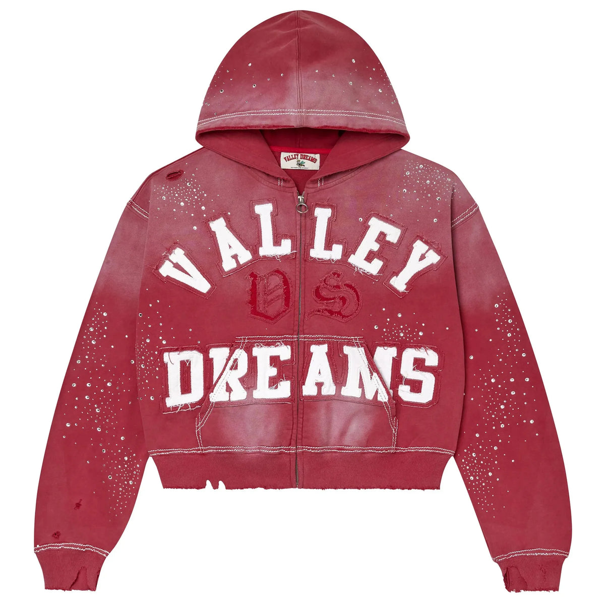 Vale Forever Classico Zip-Up Hoodie Ruby