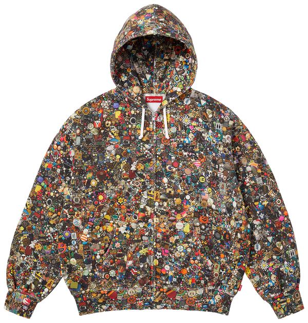 Supreme Mike Kelley Zip Up Hooded Sweatshirt