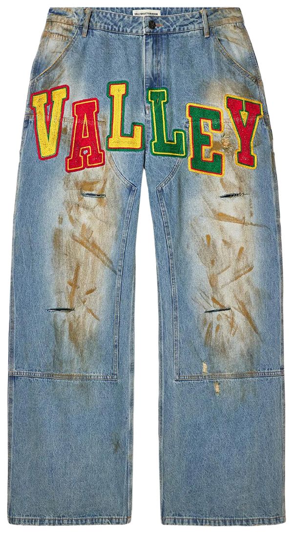 Vale Forever Collage Painter Pants 'Indigo