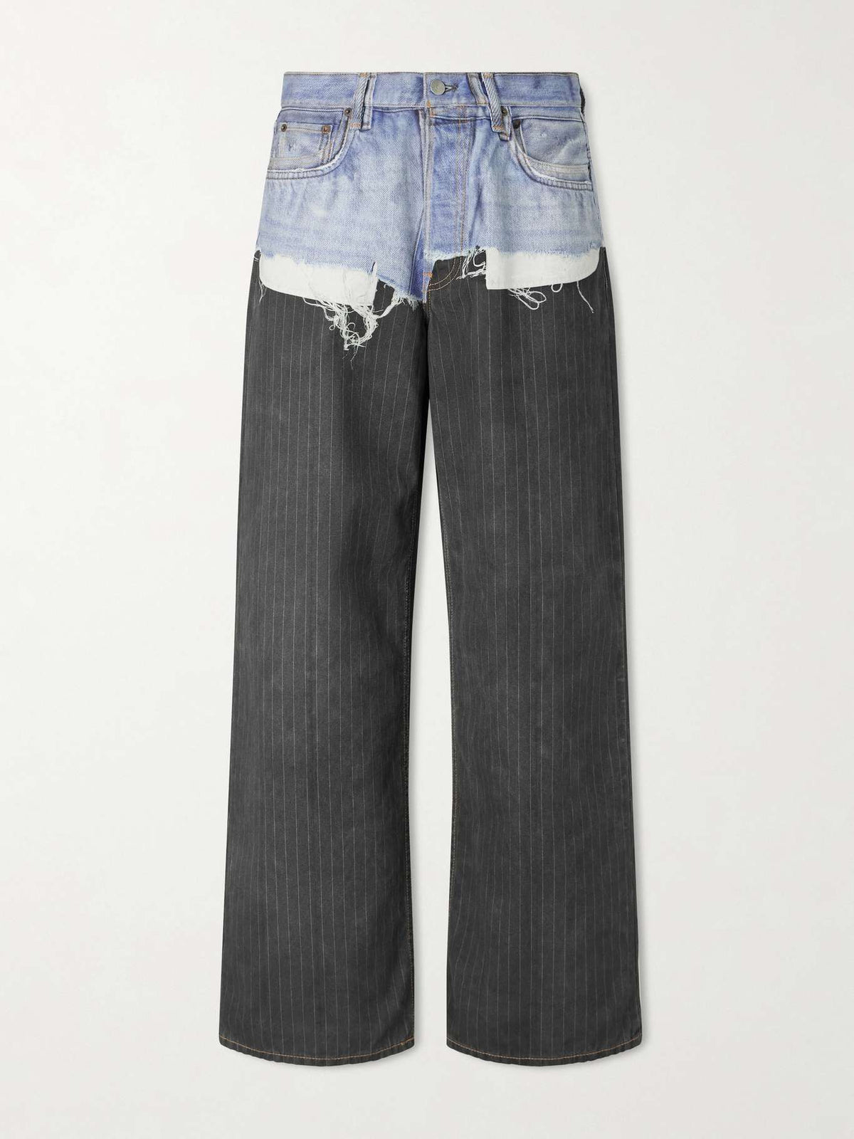 Acne studio 1981 Straight-Leg Trompe L'oeil Organic Jeans