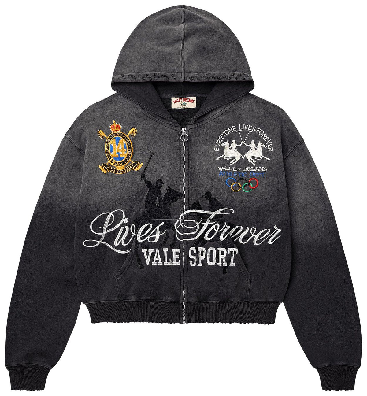 Vale Forever Rock Zip Up 'Black
