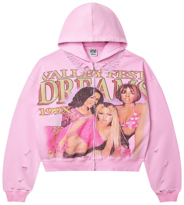 Vale Forever Dreams Zip Up Hoodie 'Pink