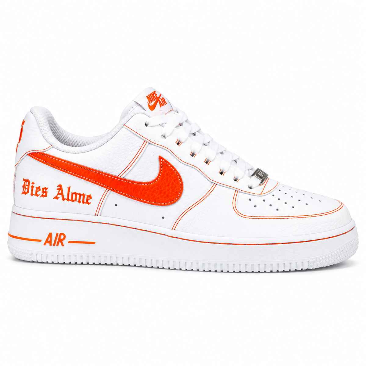 Nike Air Force 1 Low “Dies Alone” White & Orange