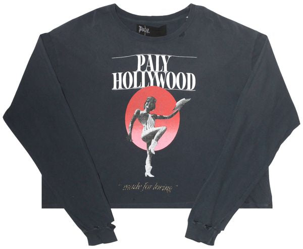 Paly Hollywood Myra Breckenridge Long-Sleeve Tee 'Vintage Black