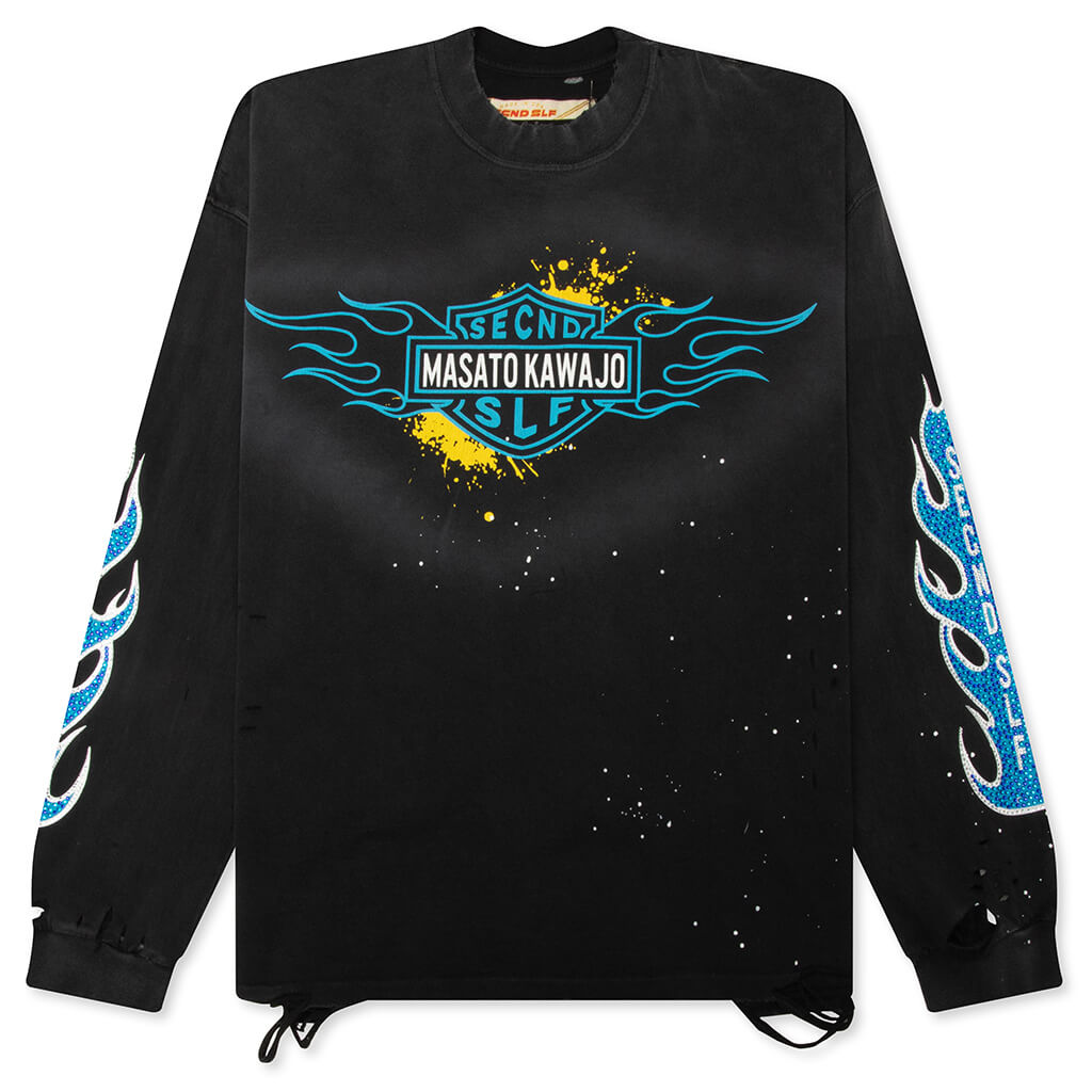 Firestorm Vintage L/S - Black/Blue