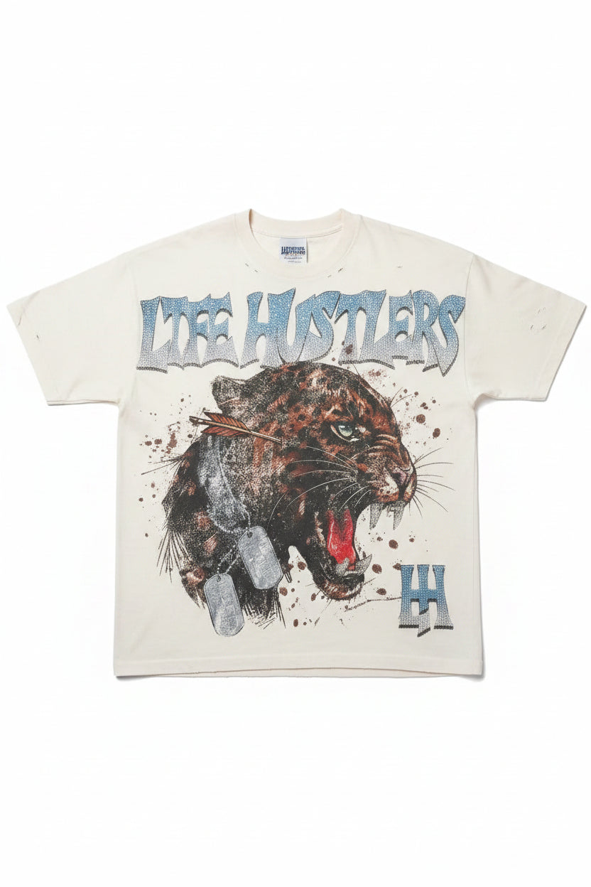 LIFE HUSTLERS LEOPARD T.SHIRT