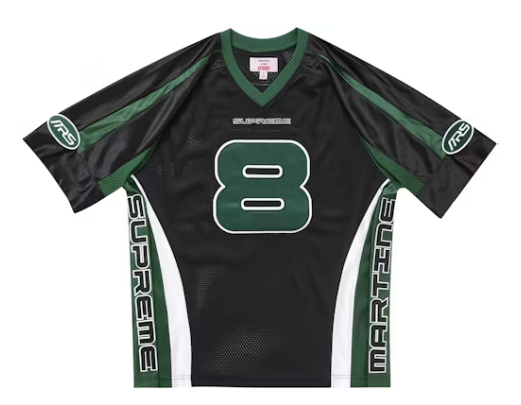 Supreme Martine Rose Football Jersey Black