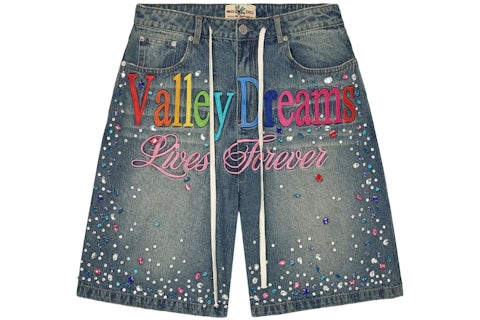 Vale Forever "Ice Cream" Denim Jorts Light Rinse