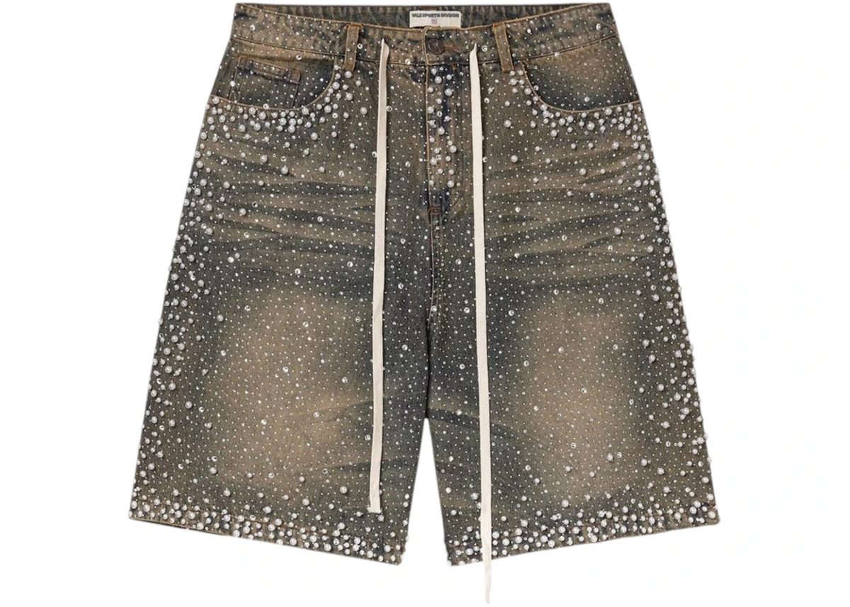 Vale Forever "Rainstorm" Denim Jorts Mid Wash
