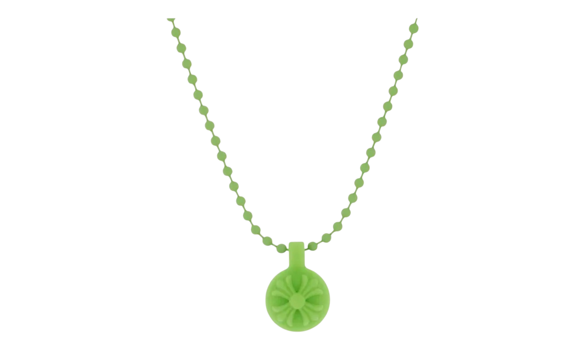 Chrome Hearts Green Crossball Charm