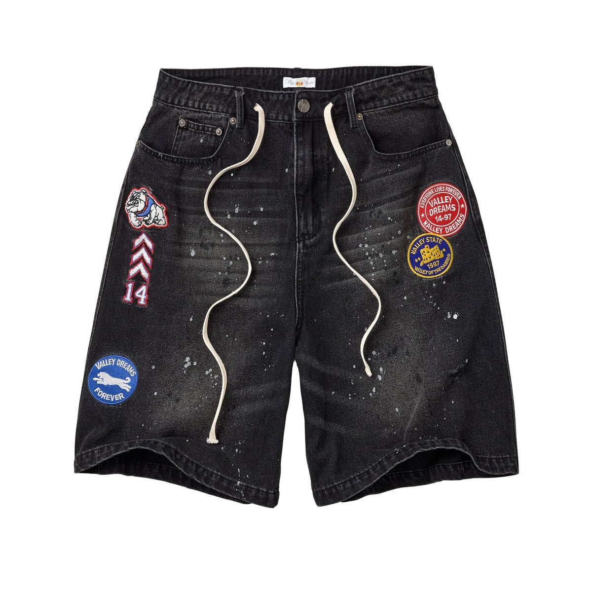 Vale Forever Paradise Jorts Black